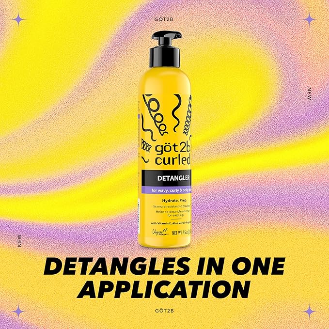 got2b Curled Detangler, Leave-In Detangler for Curly Hair