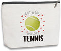 kdxpbpz Tennis Gifts Makeup Bag, Birthday Gifts for Women Players Best Friend Sister Coworker BFF Besties Her, Tennis Accessories Cosmetic Bag
