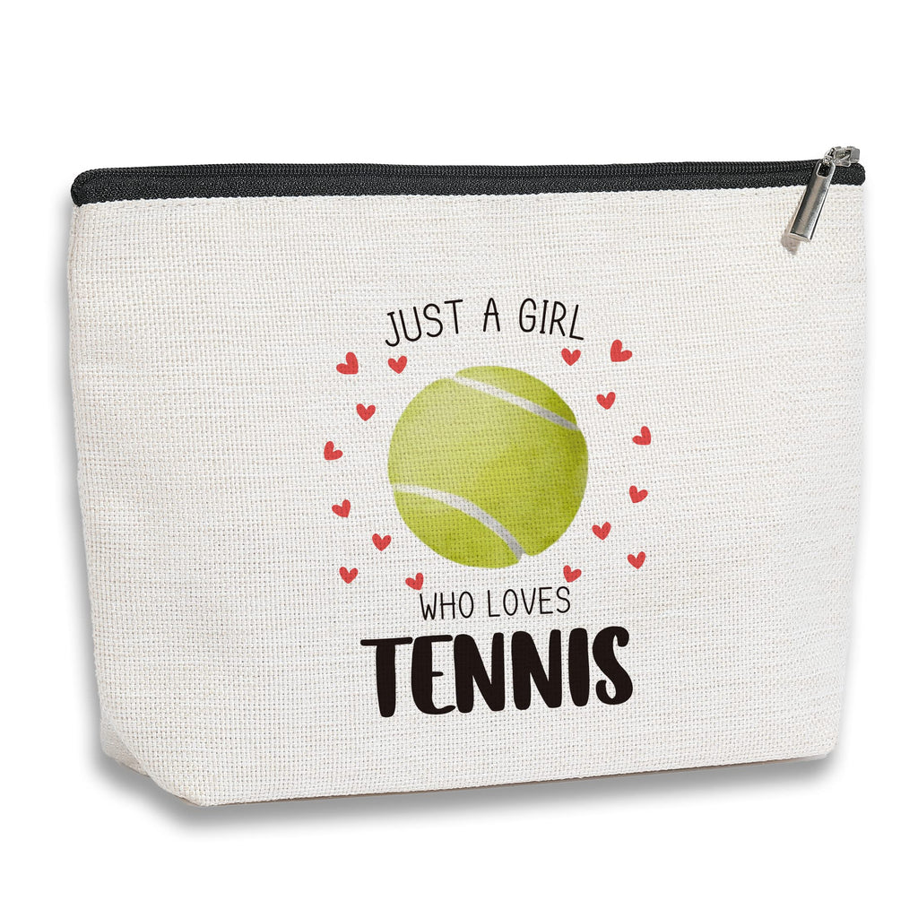 kdxpbpz Tennis Gifts Makeup Bag, Birthday Gifts for Women Players Best Friend Sister Coworker BFF Besties Her, Tennis Accessories Cosmetic Bag