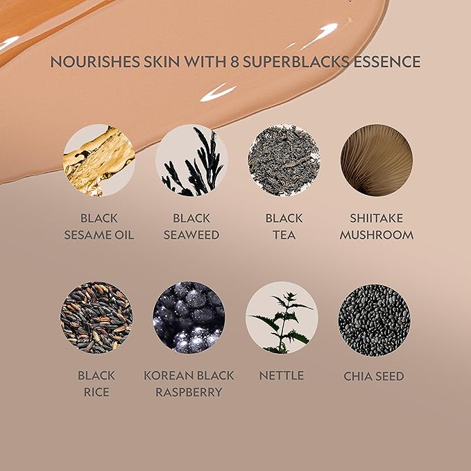 YENSA Serum Foundation Makeup - Super Silk Full Coverage Foundation Enriched with Peptides, Vitamin C & Ferulic Acid to Help Reduce Fine Lines, Wrinkles & Dark Circles - Tan 1 (1 oz)