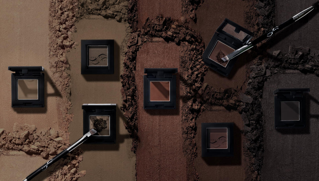 Joey Healy Luxe Brow Powder, Natural and Soft Definition Eyebrow Powder, Waterproof Brow Makeup Formula, Tobacco (Brunette)