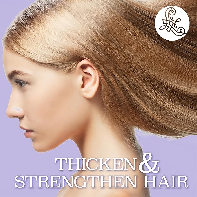 LUSETA Thickening & Hair Strengthening Care- Biotin B-Complex Shampoo and Conditioner Set for Thinning Hair. Routine Volumizing Formula with Niacin, Caffeine & Argan Oil, for Women and Men, 2 x 16.9oz