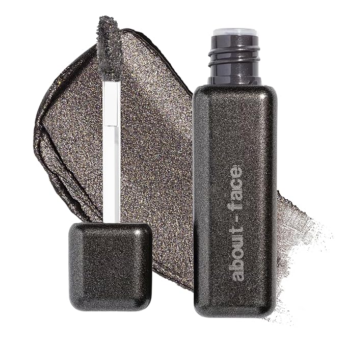 aboutface Fractal Glitter Eye Paint | Asphalt With Sparkle | 0.13oz