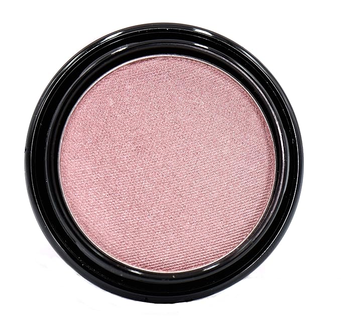 Pure Ziva Magnificent Mauve Dusty Shimmering Satin Velvet Pink Rose Purple Lavender Shimmer Pressed Powder Single Vegan Eyeshadow; Talc, Paraben & Cruelty Free