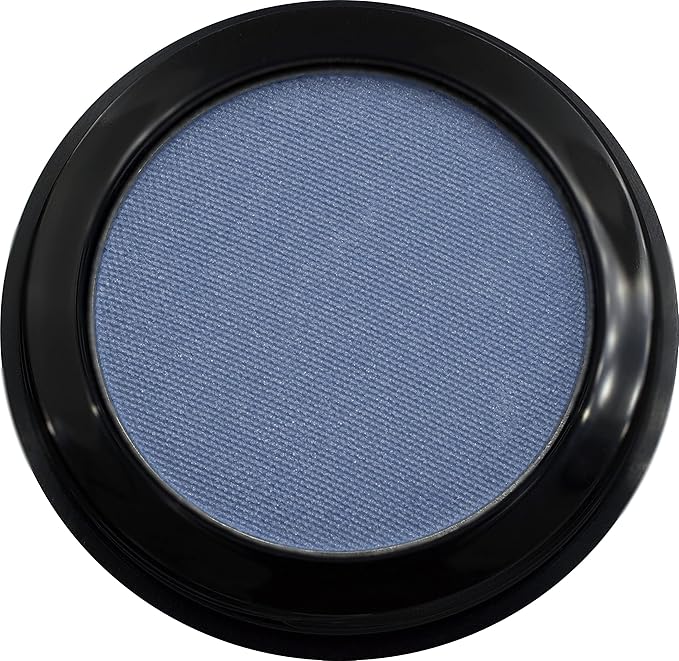 Pure Ziva Light Pale Blue Velvet Shimmering Robins Egg Opaque Pressed Powder Single Vegan Eyeshadow; Talc, Paraben & Cruelty Free