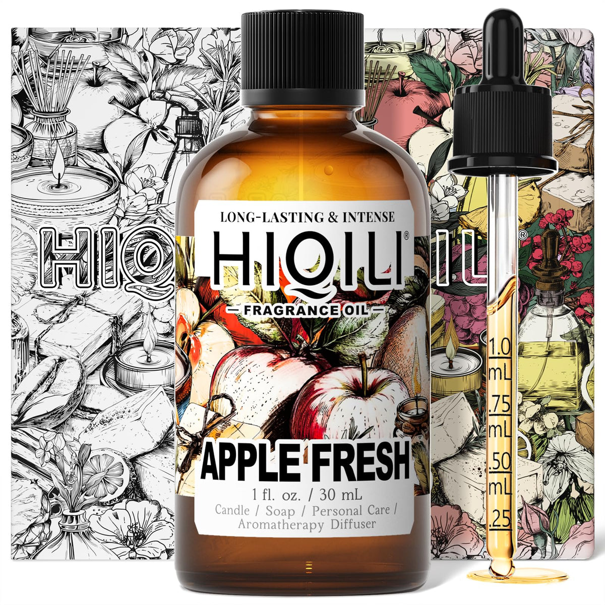 HIQILI Grape Fragrance Oil for Diffusers, Perfume & Room Spray - 5.07 Fl Oz