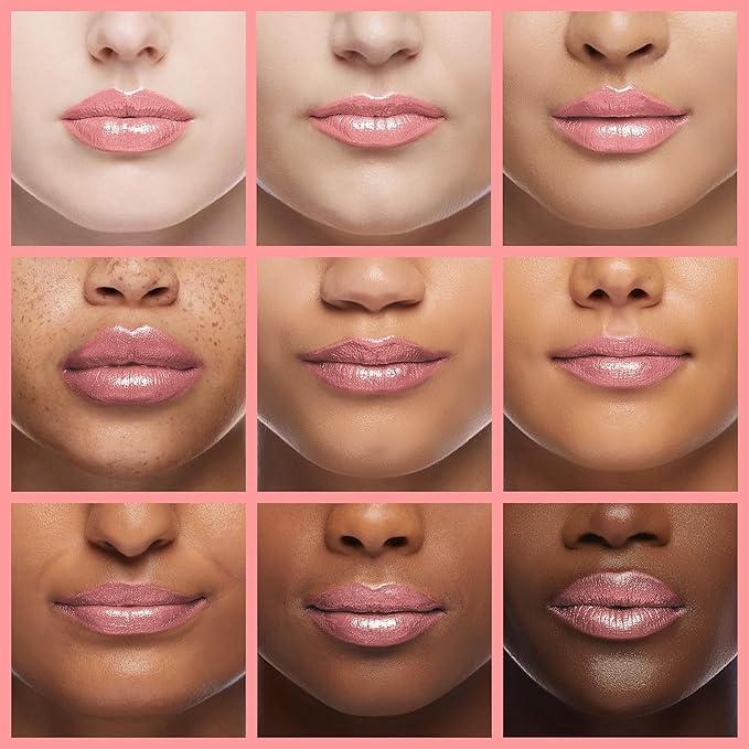 L’Paige Shimmery Ice Lipstick | Frosted Pink Shimmer Lip Color | Aloe Vera Moisturizing Formula | Long-Lasting Cool-Toned Iridescent Finish | Shade L44