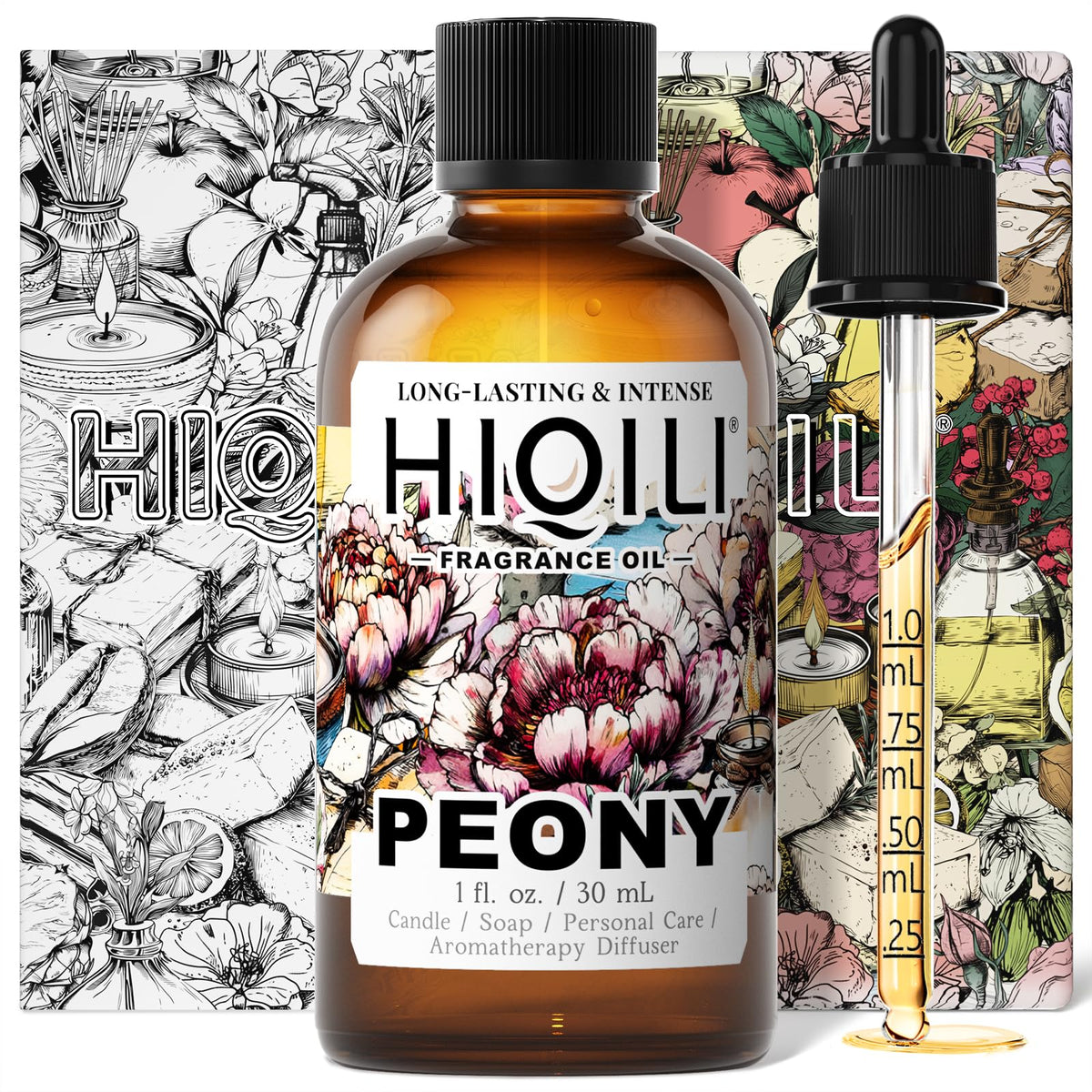 HIQILI Grape Fragrance Oil for Diffusers, Perfume & Room Spray - 5.07 Fl Oz