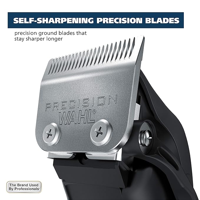 Wahl Home Haircutting Corded Clipper Kit with Adjustable Blade Taper Lever