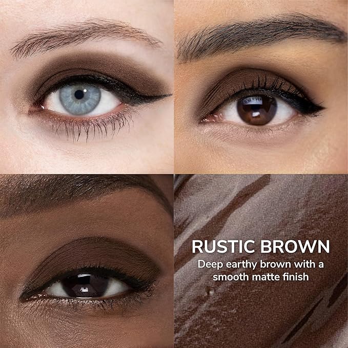 SeneGence ShadowSense EyeShadow, Rustic Brown, 0.14 Oz, Matte Cream to Powder Eyeshadow, Long-Lasting, Anti-Aging, Waterproof, Smudge-Proof Formula for Flawless All-Day Wear