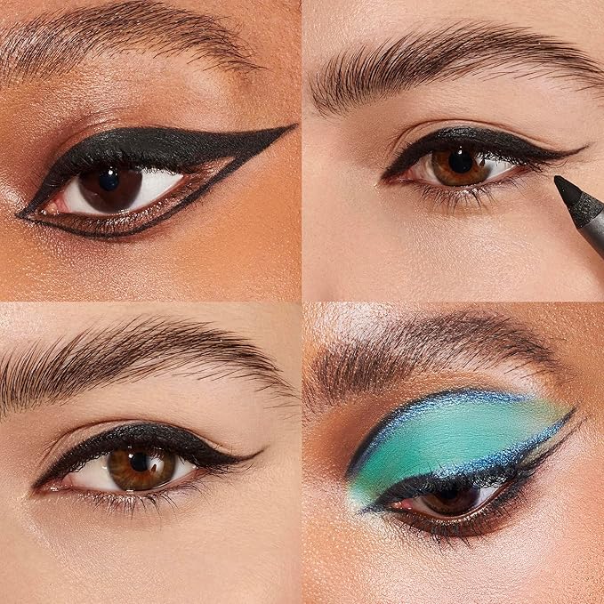 Wonderskin Eyeliner Pencil, 1440 Longwear Deep Black Eyeliner Pencil - Waterproof, Sharpenable & Smudge Proof