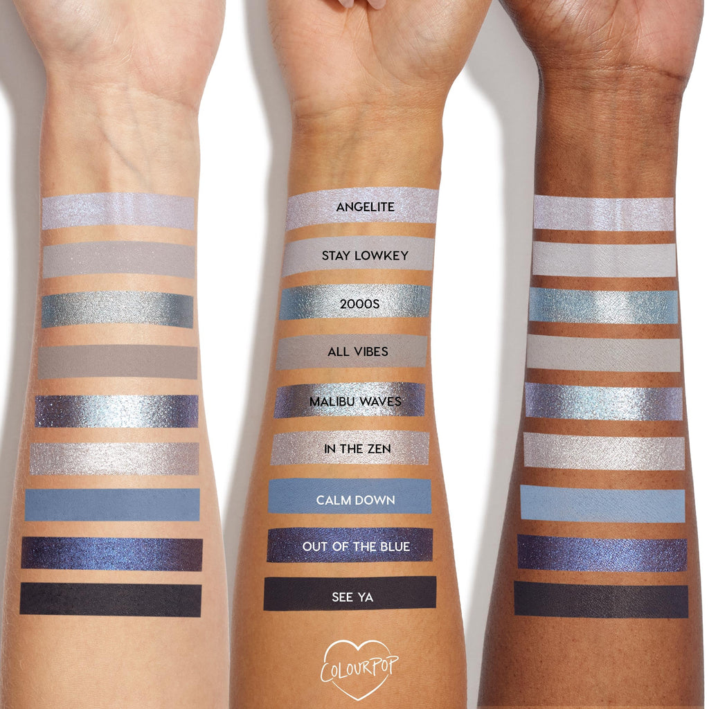 Colourpop So Elemental Eyeshadow Palette - Blue & Silver Shadow Palette with Metallic and Matte Finishes - High-Pigment Eye Makeup with a Long-Wearing Formula (0.3 oz)