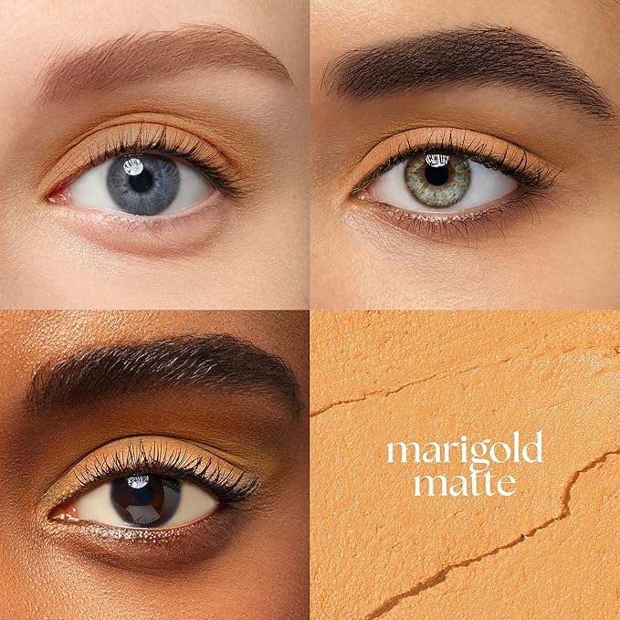 Julep Eyeshadow 101 Cream-to-Powder Waterproof Eyeshadow Stick – Marigold Matte – Long-Lasting, Buildable, Crease-Proof, Cruelty Free, Matte Finish with Built-In Smudger