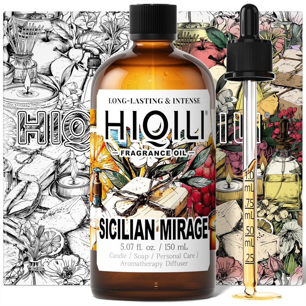 HIQILI Sicilian Mirage Fragrance Oil for Candle, Perfume & Personal Care