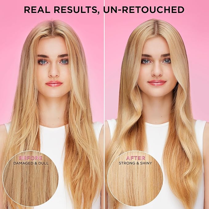 L'Oreal Paris Sulfate Free Bond Repair+ Shampoo and Conditioner Set with Bond + Amino Acid Complex, Strengthens and Repairs Damaged or Color Treated Hair, EverPure, 13.6 Fl Oz Set (Packaging May Vary)