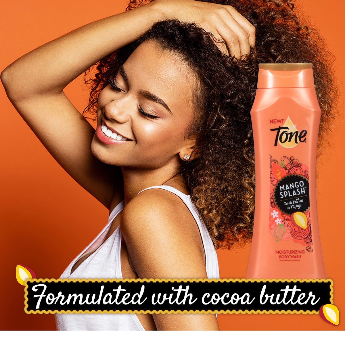 Tone Mango Splash Body Wash, 16 Fl Oz, 6-Pack