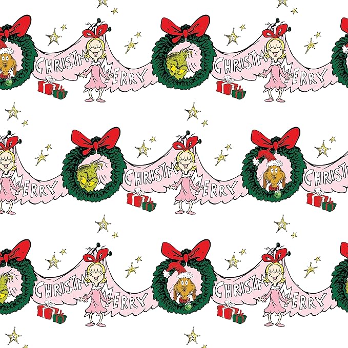 The Grinch x Kitsch Satin Pillowcase W/Zipper - Size 19x26, Cindy Lou