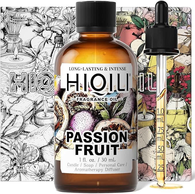 HIQILI Passion Fruit Fragrance Oil for Candle, Soap Making & Diffuser