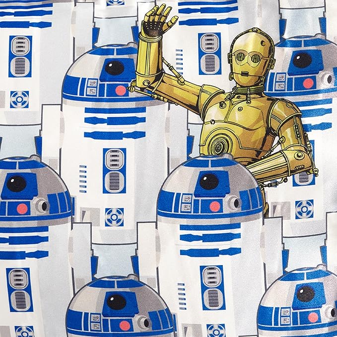 Kitsch x Star Wars R2-D2 & C-3PO Satin Pillowcase, Size 19x26