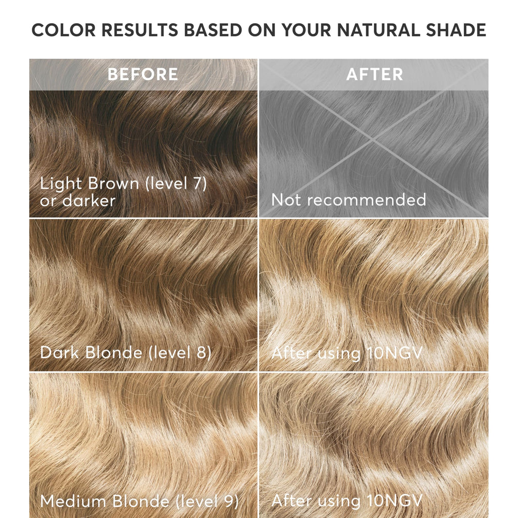 Madison Reed Radiant Hair Color Kit, 10NGV Light Golden Blonde, 2 Pack