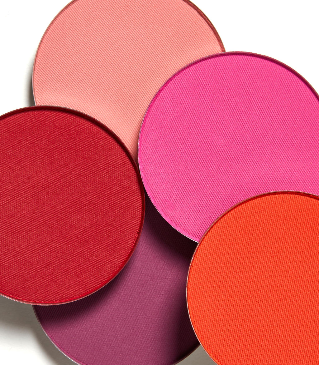 MAKE Beauty Skin Mimetic Microsuede Blush - Matte Powder Blush for Cheeks with Long Lasting Color - Non Comedogenic, Travel Size Makeup Single Palette. Shade - Galactic (Purple)