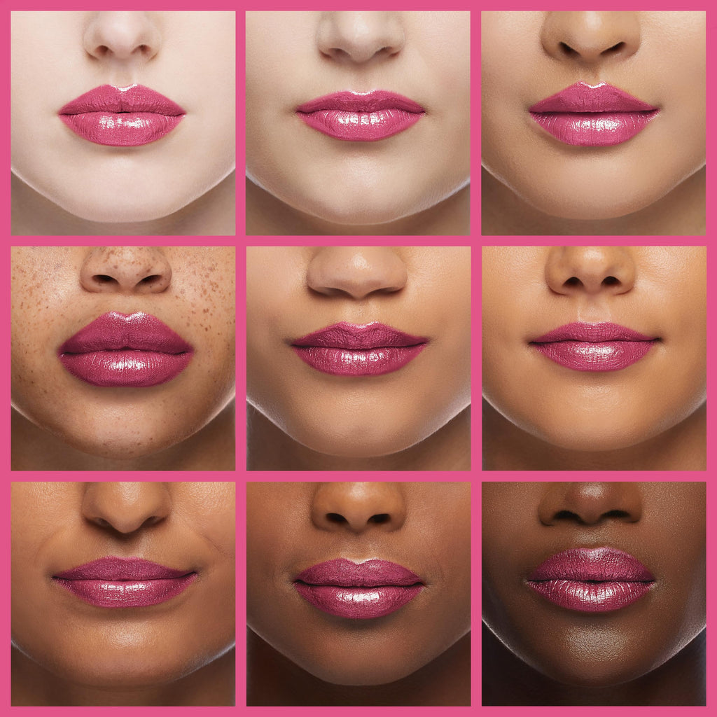 Oulac Hot Pink Lipstick for Women with Metallic 3D Shine Lightweight Hydrating Formula, High Impact Lip Color, Vegan Beauty, Full Coverage Lip Makeup, Christmas Gifts for Women, Sweet Lolita(17)