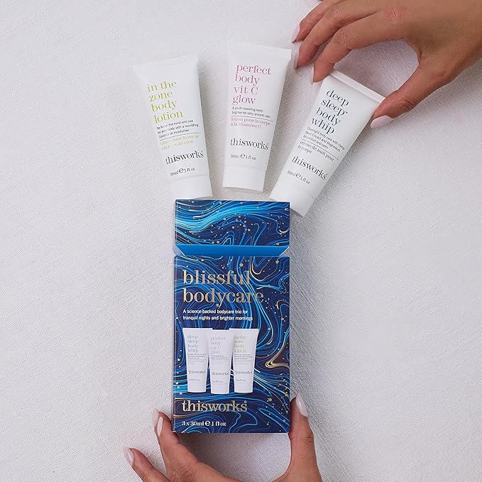 THISWORKS Blissful Bodycare Trio: Body Whip, Vit C Body Glow & Body Lotion