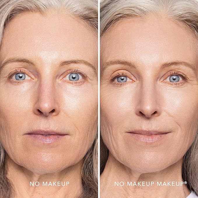 No Makeup Makeup Foundation & Brush Duo, Cream-Balm Formula, Light