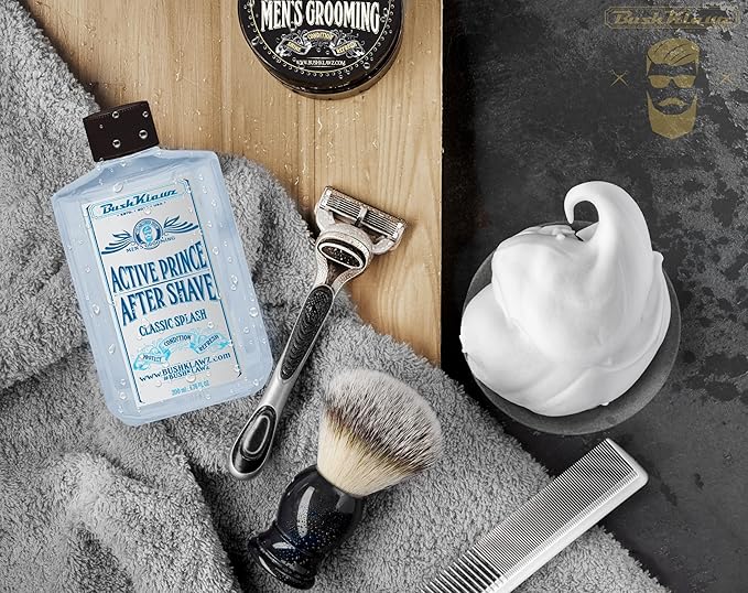 BushKlawz Aftershave Gift Set Sampler All 4 Scents Alcohol & Witch Hazel