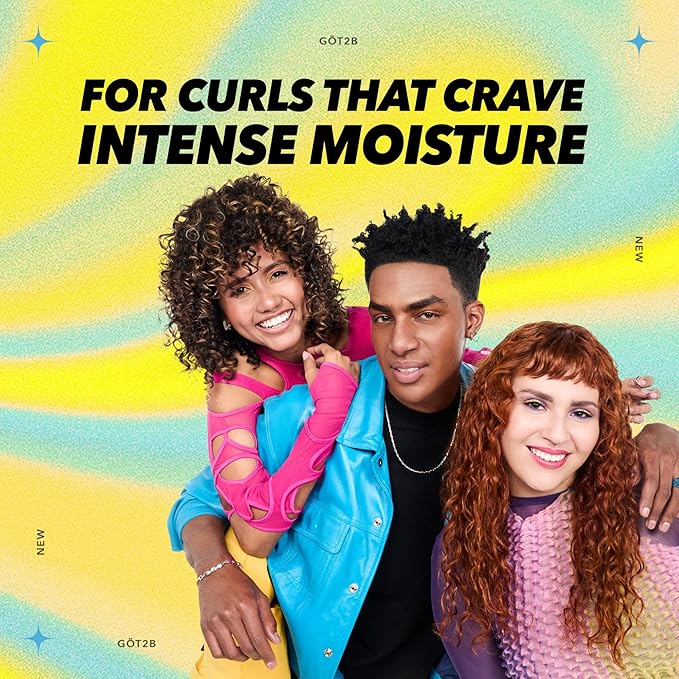 got2b Curled Styling Cream, Curl Defining Cream for Curly Hair