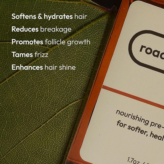 road45 Heritage Hair Oil | Nourishing prewash blend | For dry, damaged, or frizzy hair | 100% Organic ayurvedic formula | Rosemary infused