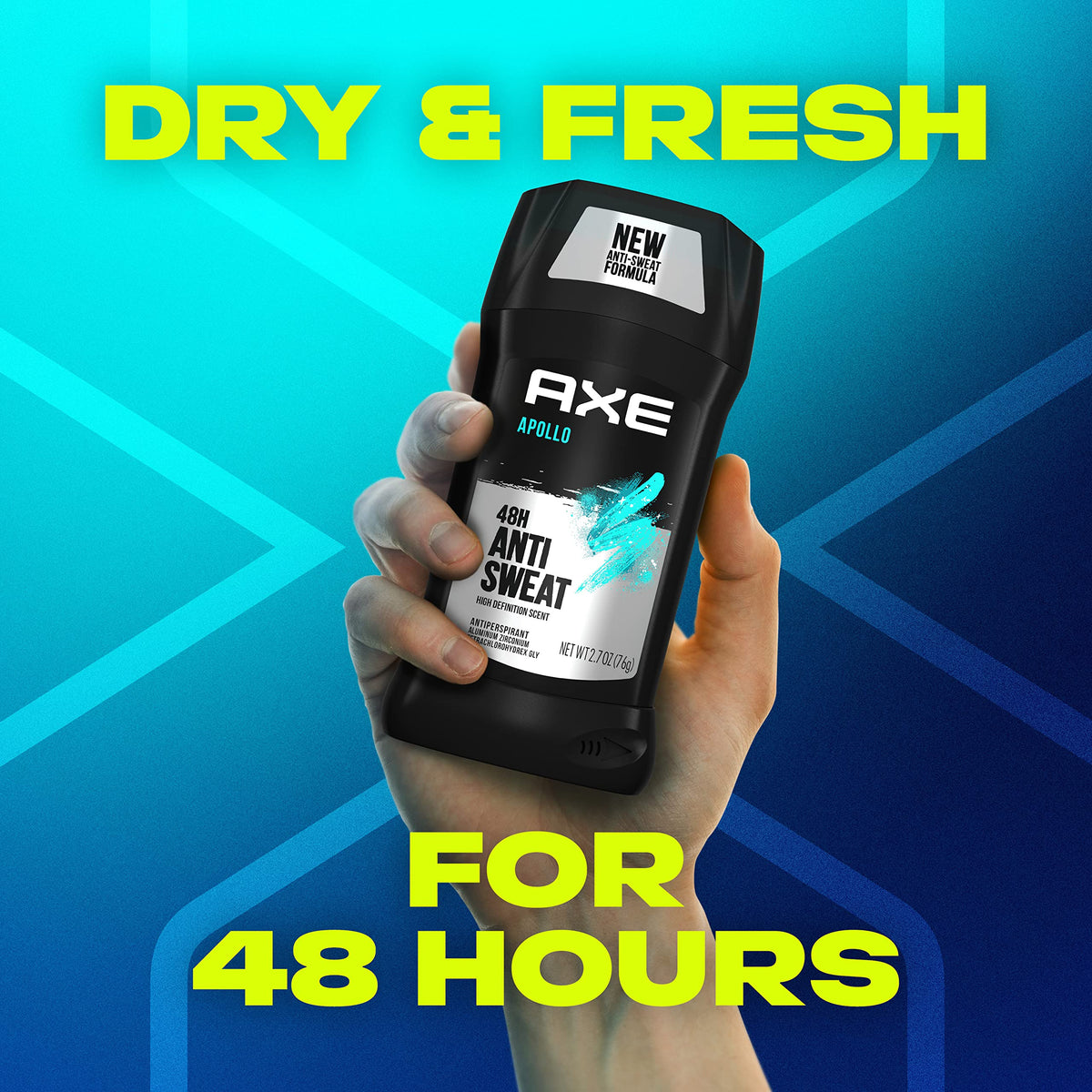 AXE Apollo Antiperspirant Stick Sage & Cedarwood 48 Hr Anti 4 Pack 2.7 oz