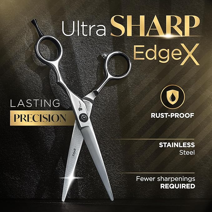 Fagaci Professional Hair Cutting Scissors 6 Inch, Razor Sharp