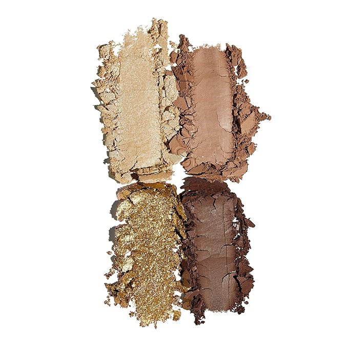 Sigma Beauty Crème Brûlée Eyeshadow Quad — Makeup Eyeshadow Quad with a Buttery Soft Formula and Buildable, Blendable Shades for a Flawless Eye Look, Designed for All Day Wear