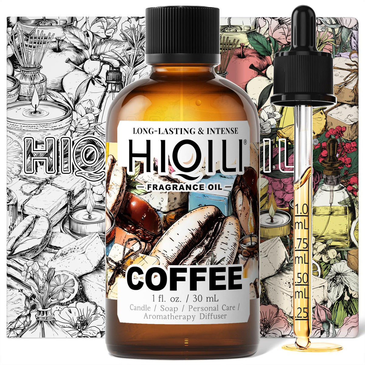 HIQILI Grape Fragrance Oil for Diffusers, Perfume & Room Spray - 5.07 Fl Oz