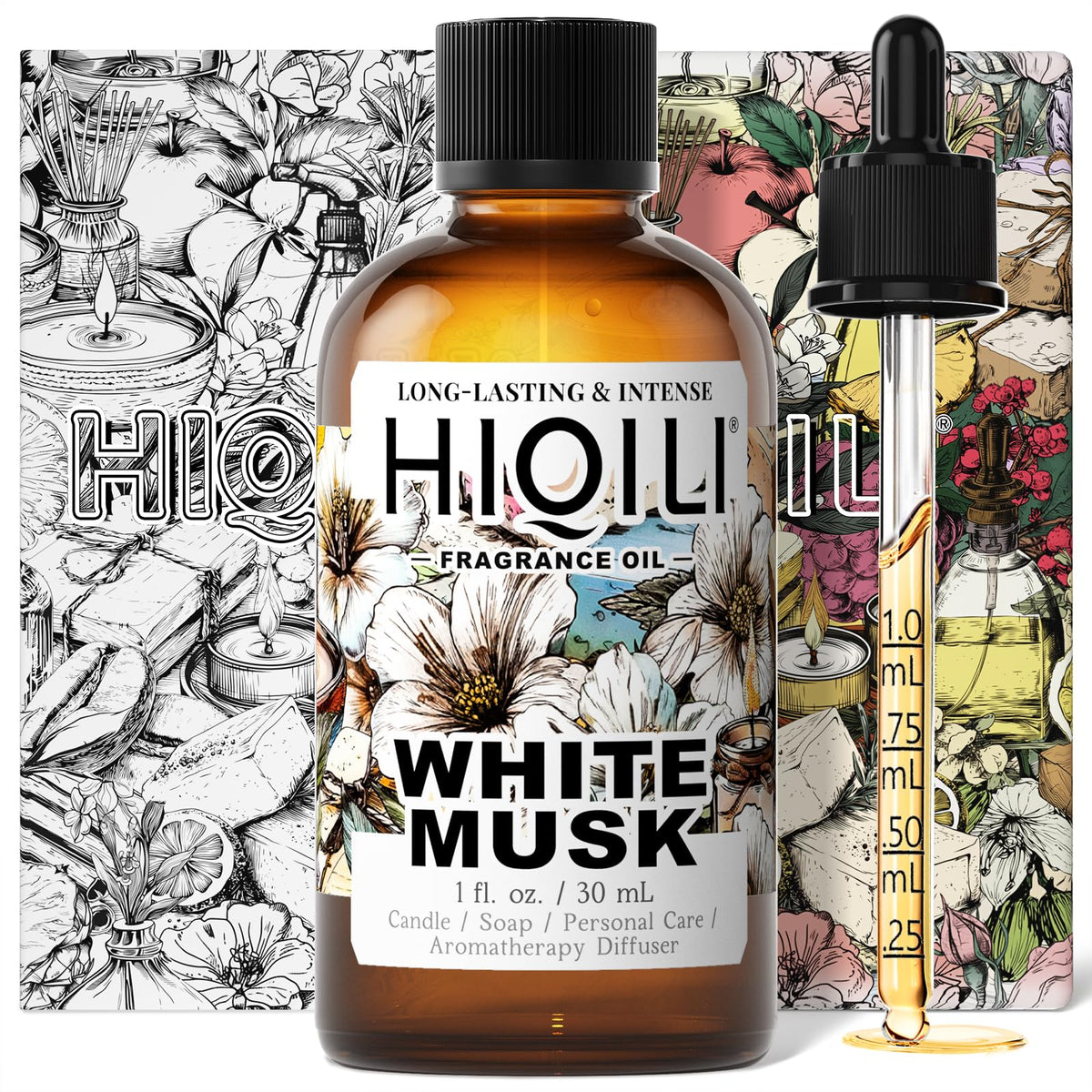HIQILI Grape Fragrance Oil for Diffusers, Perfume & Room Spray - 5.07 Fl Oz