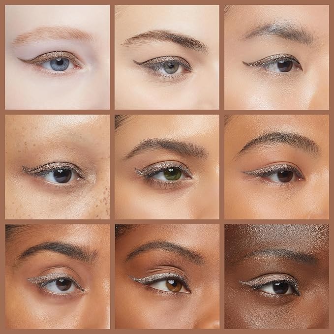 EPILYNX Liquid Eyeliner, Waterproof Vegan, Shimmer Gold Brown, 2mL