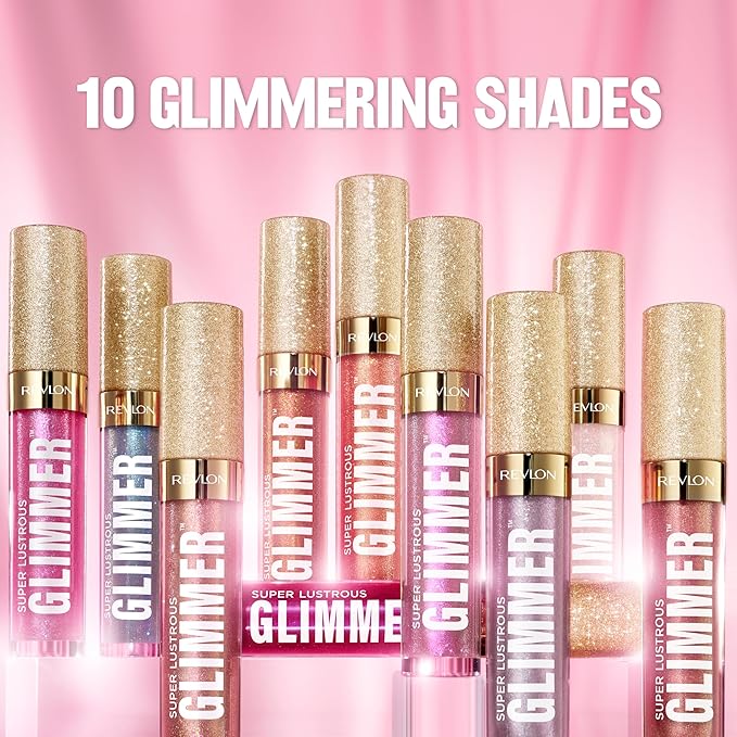 REVLON Super Lustrous Glimmer Gloss, 006 Bronze Spark, 0.13 fl oz