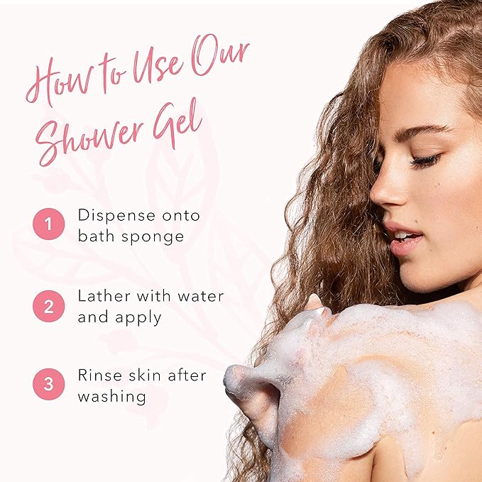 100% PURE Coconut Lime Shower Gel Natural Foaming & Hydrating Body Wash - Deeply Moisturizing Gentle Soap Cleanser for All Skin Types, Even Sensitive - Gluten-Free - 8 Fl Oz