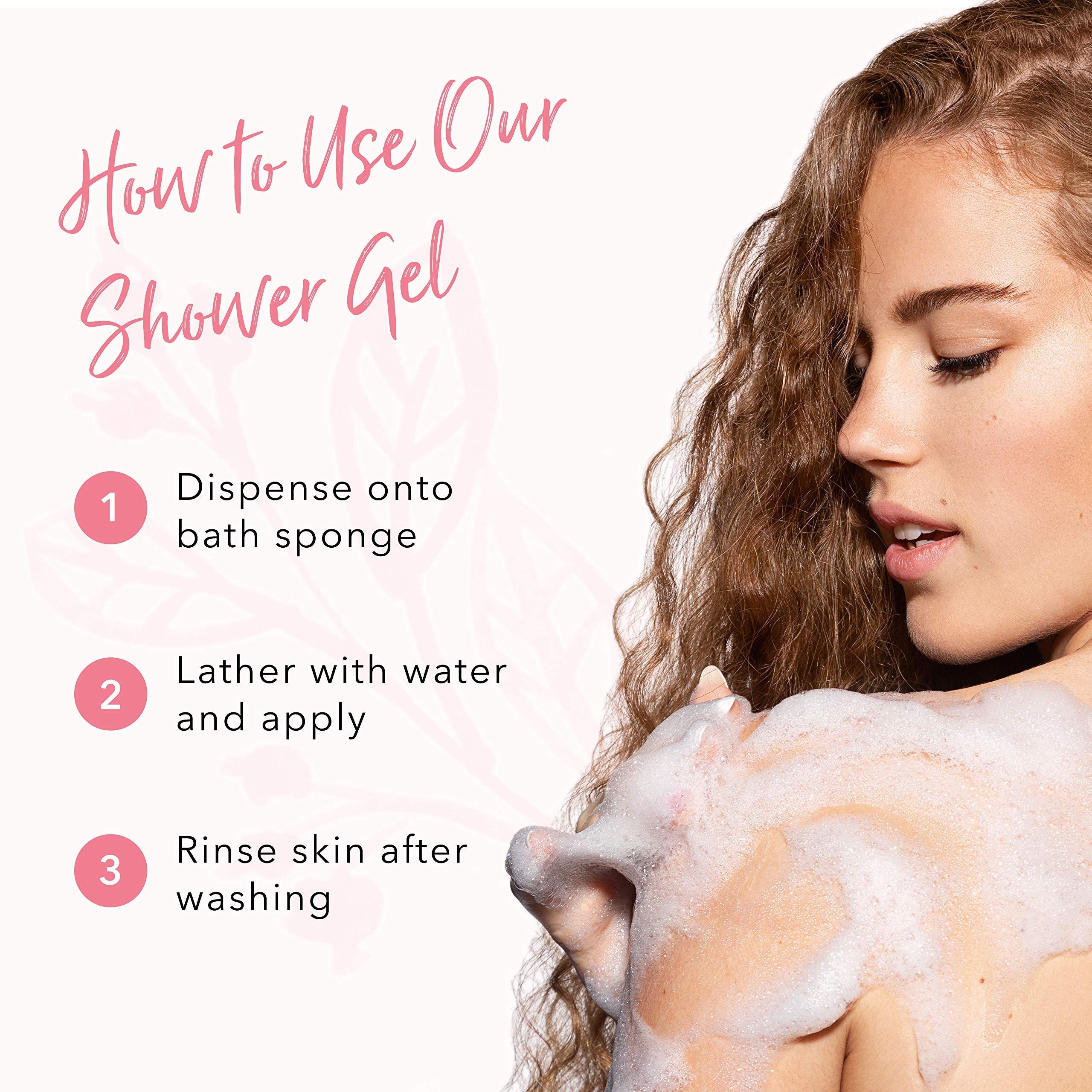 100% PURE Coconut Lime Shower Gel Natural Foaming & Hydrating Body Wash