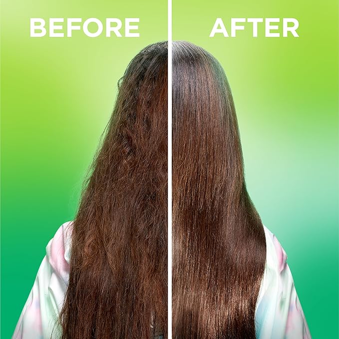 Garnier Fructis Sleek & Shine 10-in-1 Leave In Conditioner Spray for Dry, Frizzy Hair, Heat Protectant Up to 450F with Argan Oil & Plant Keratin, Provides Flyaway and Frizz Control, 8.1 Fl Oz