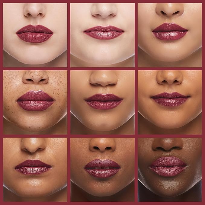 Palladio Herbal Lipstick, Rich Pigmented and Creamy Lip Color, Infused with Safflower, Ginseng, Ginkgo Biloba, Camellia and Aloe, Prevents Lips from Drying, Combats Fine Lines, Long Lasting, Smitten
