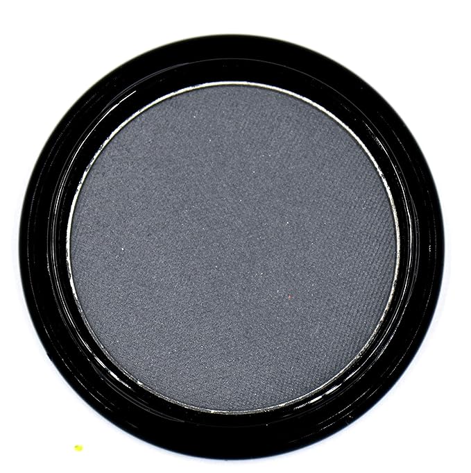 Pure Ziva Navy Blue Grey Gray Silver Matte Opaque Vegan Pressed Powder Single Eyeshadow; Talc, Paraben & Cruelty Free