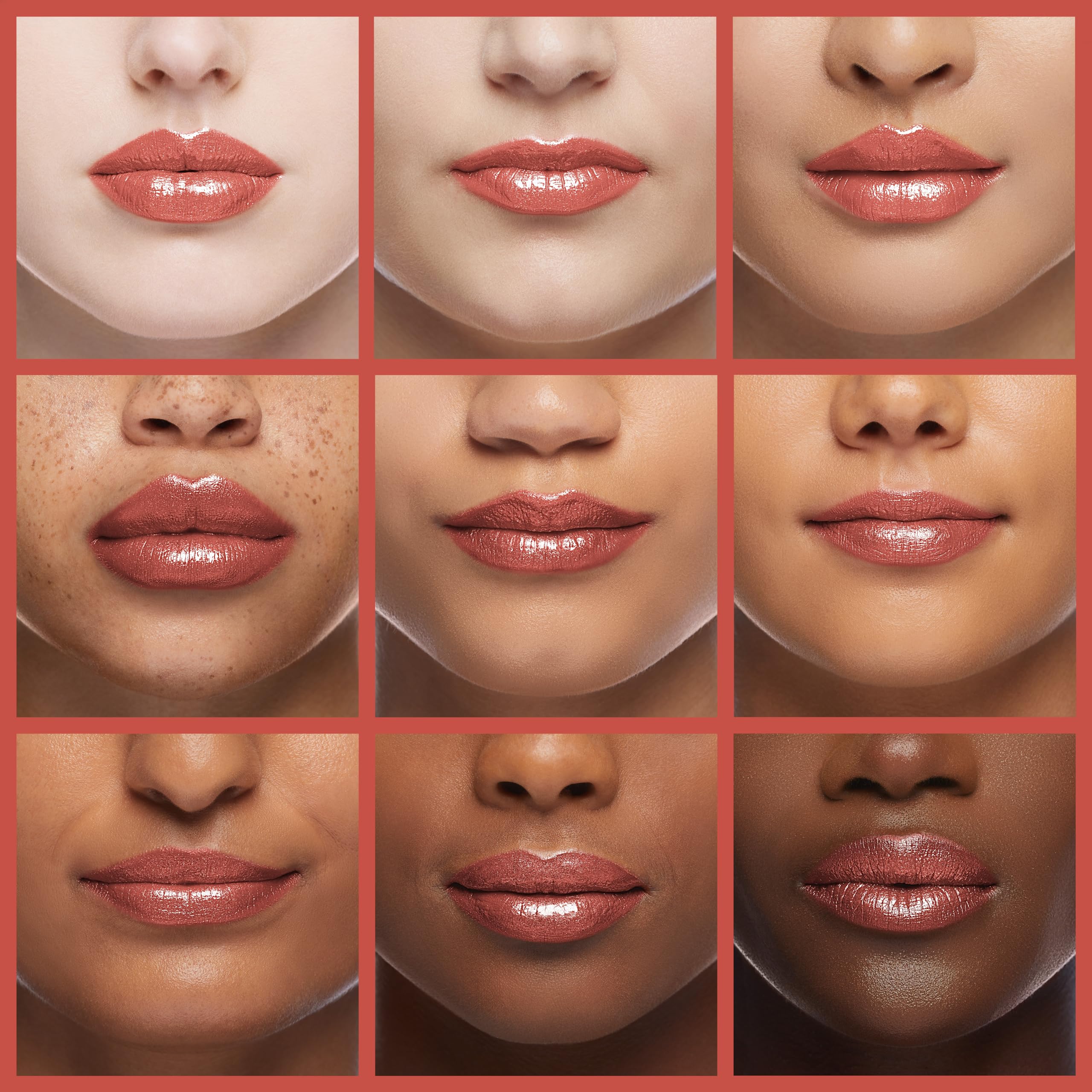 Oulac Coral Pink Lipstick for Women with Metallic 3D Shine Lightweight Hydrating Formula, High Impact Lip Color, Vegan Beauty, Full Coverage Lip Makeup, Christmas Gifts for Women, Nemo Go Home(06)