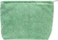 Flat Makeup Bag for Women,Zipper Cosmetic Pouch for Purse,Corduroy Green