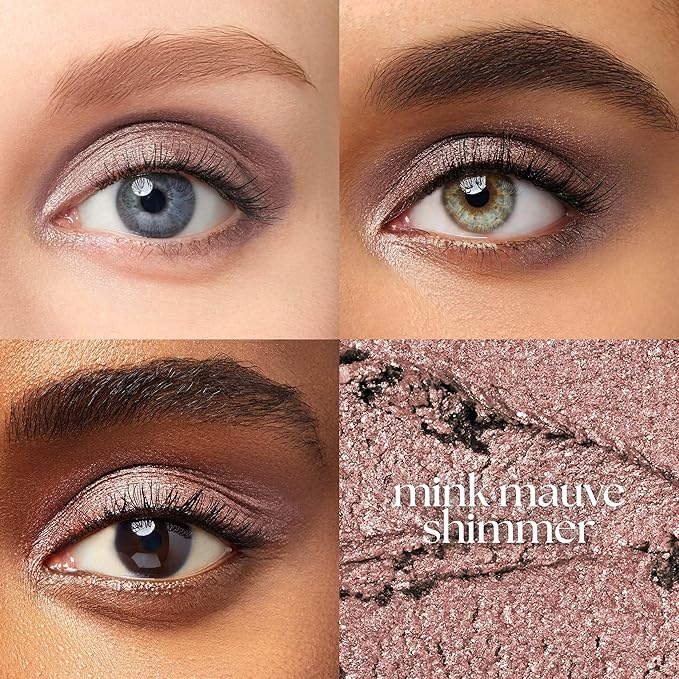 Julep Eyeshadow 101 Cream-to-Powder Waterproof Eyeshadow Stick – Mink Mauve Shimmer – Long-Lasting, Buildable, Crease-Proof, Cruelty Free, Shimmer Finish with Built-In Smudger