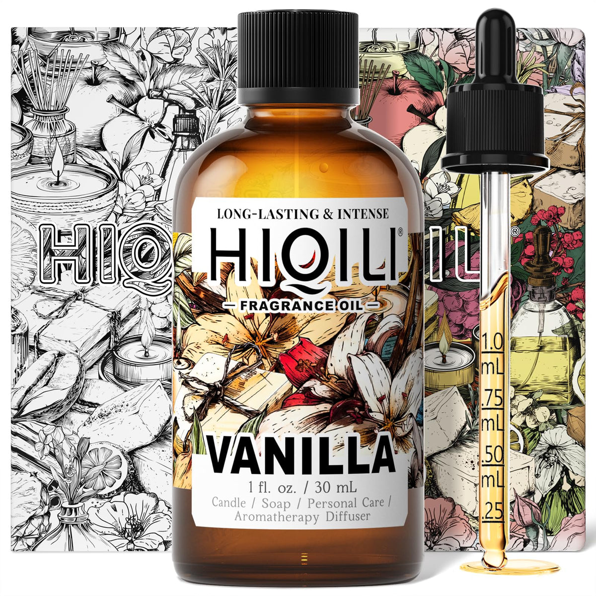 HIQILI Grape Fragrance Oil for Diffusers, Perfume & Room Spray - 5.07 Fl Oz