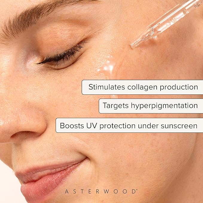 Asterwood Vitamin C Serum for Face with Hyaluronic Acid 8 Fl Oz