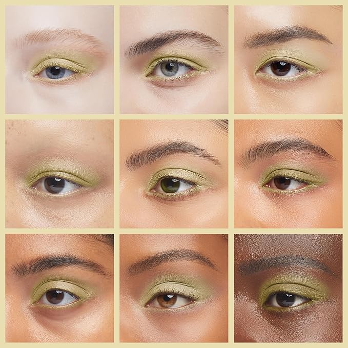 Pure Ziva Banana Creme Matte Yellow Gold Opaque Beige Pressed Powder Single Vegan Eyeshadow; Talc, Paraben & Cruelty Free