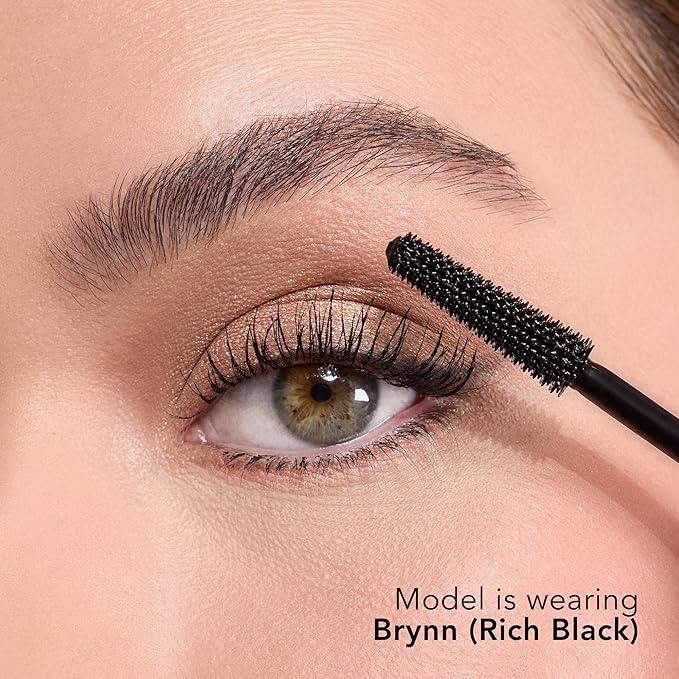 Thrive Causemetics Thrive Mascara, Liquid Lash Extensions Mascara, Tubing Mascara Lengthening, Volumizing & Curling, Smudge Proof, Washable, No Clumping or Flaking, Vegan, Brynn (Rich Black)
